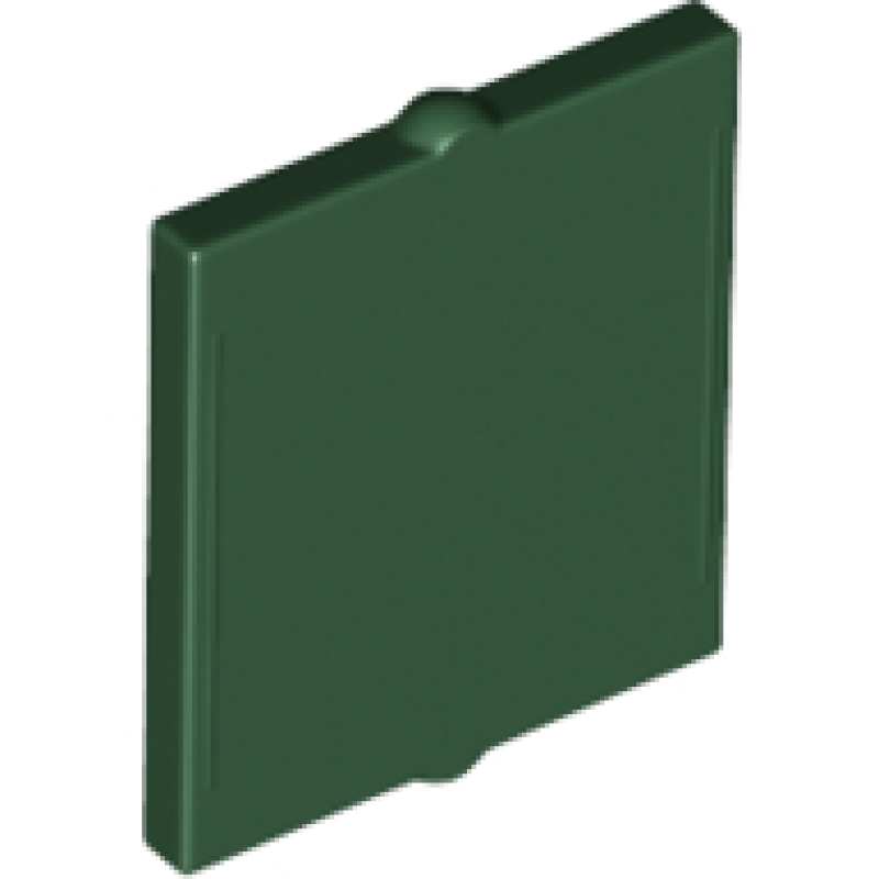 Glas voor Raam 1x2x2 Dark Green